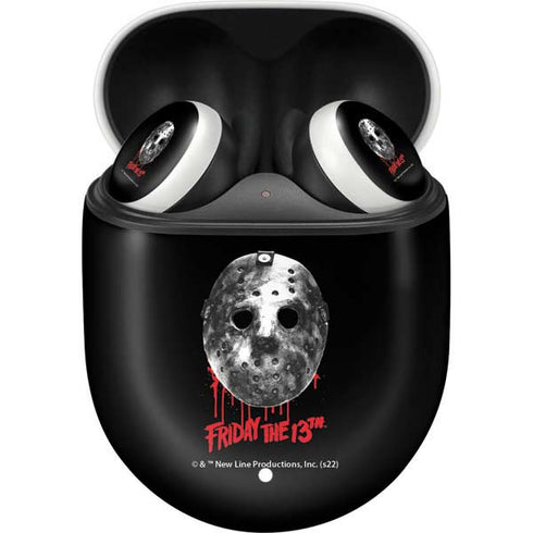 Warner Bros Friday the 13th Jason Voorhees Dripping Mask Google Pixel Buds Skin